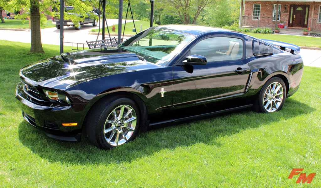 2011 Black Ford Mustang Show Car Glaze